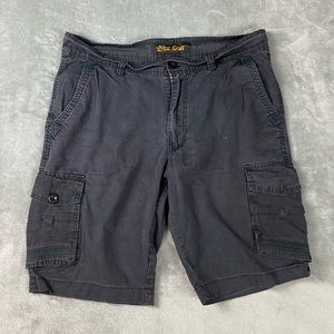Men’s Black Cargo Shorts Size 34
